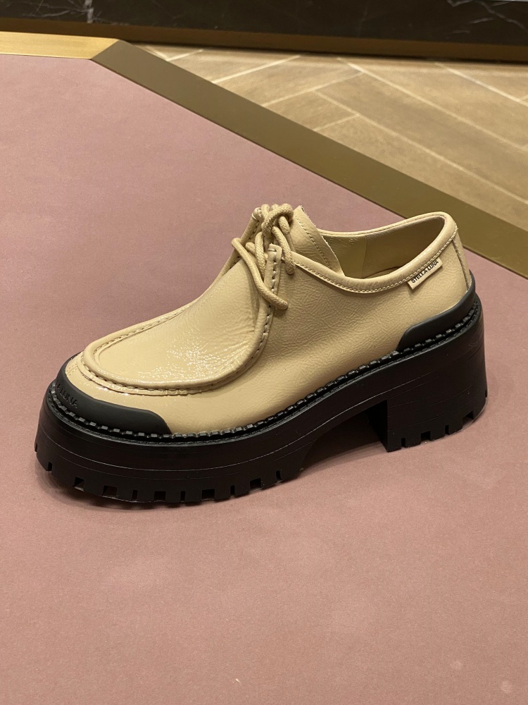 モカシン クラシカル厚底モカシンシューズ