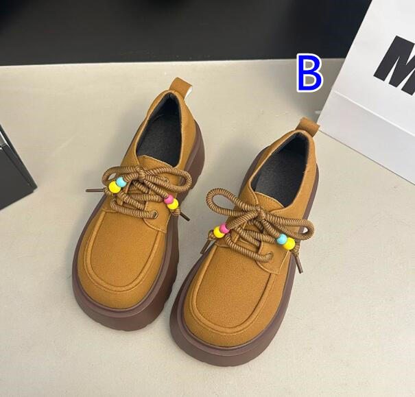 厚底モカシン風ローファー レディース靴