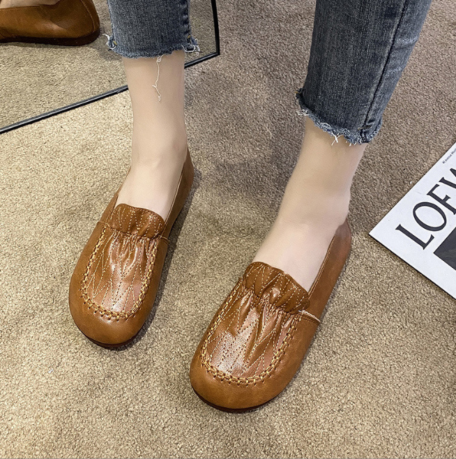 レディース モカシン風ローファー 柔らかソール 歩きやすい