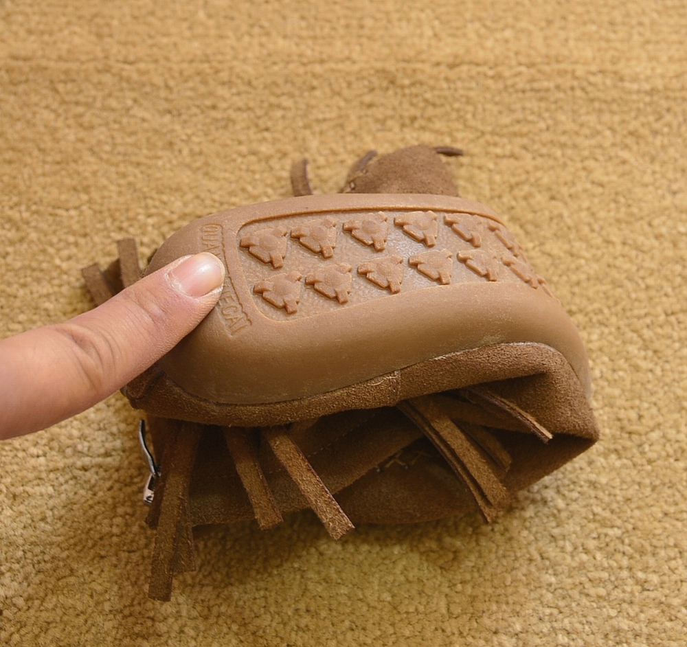 モカシン 風流飾り流れモカシンブーツ