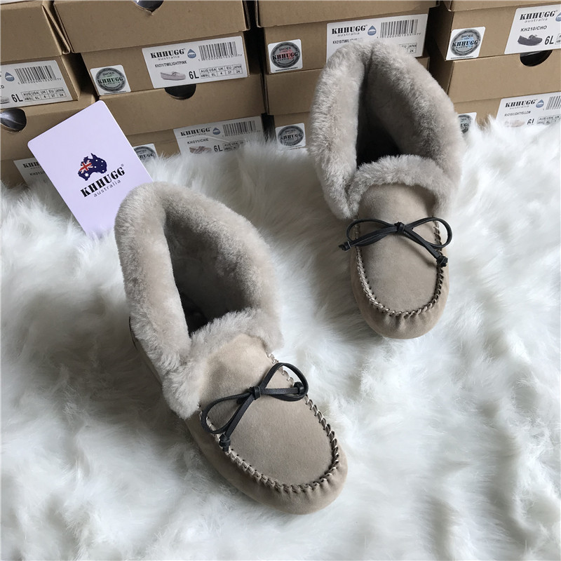 モカシン ブーツ もこもこ暖かモカシンブーツ