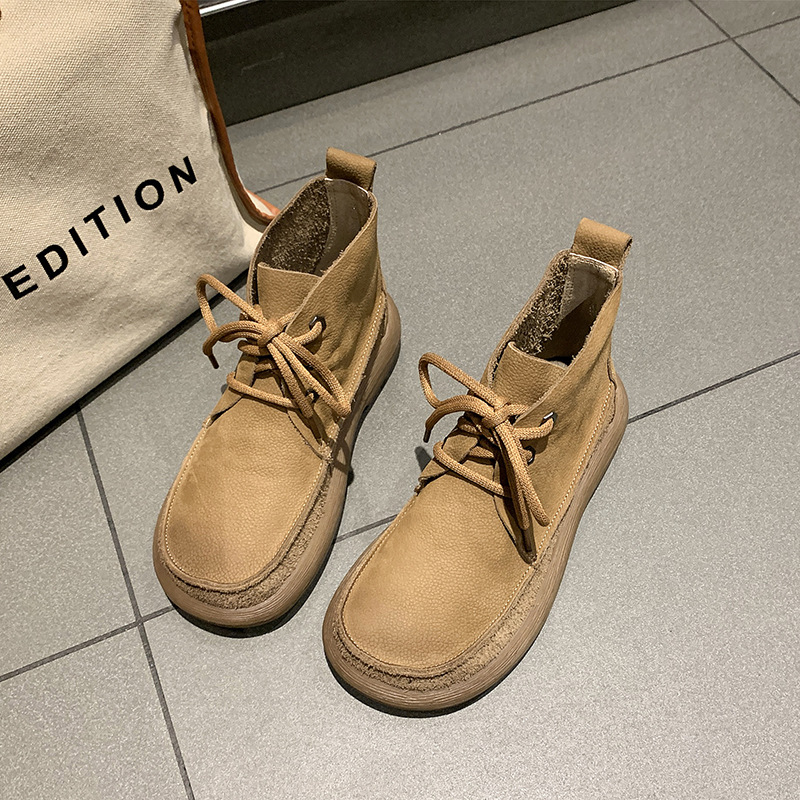 モカシン ブーツ もこもこ温かモカシンブーツ