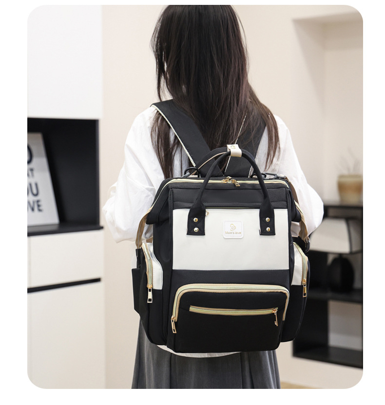 マザーズバッグ スタイリッシュ多機能収納マザーズリュック