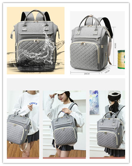 多機能大容量マザーズバッグ リュック型 6色展開