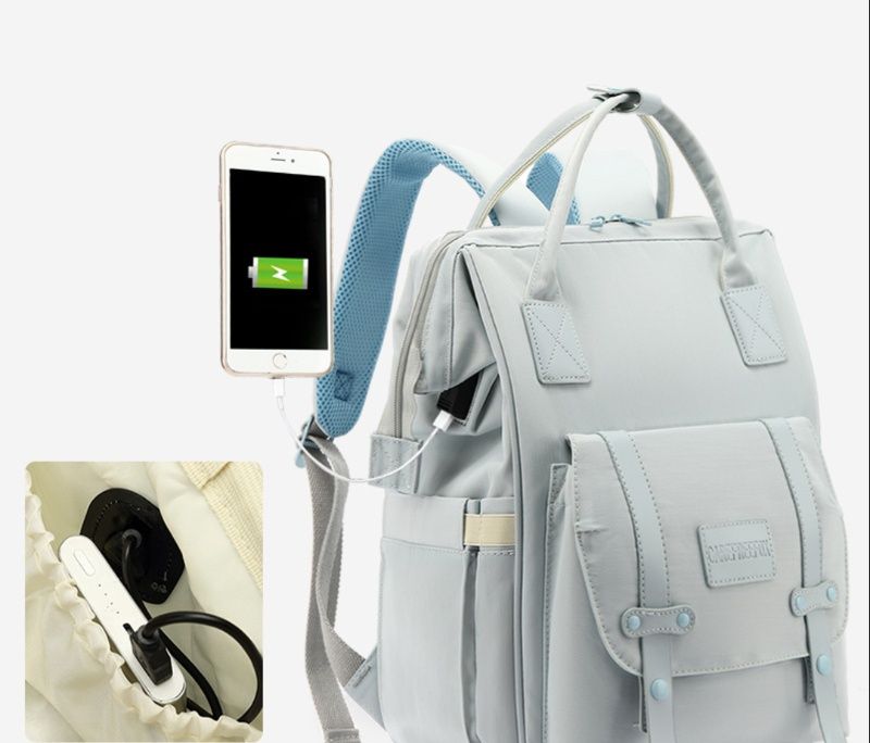 マザーズバッグ マザーズバッグ シンプル上品マルチポケットリュック