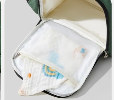 マザーズバッグ 防水多機能ゆとりリュック