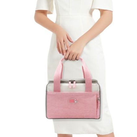 マザーズバッグ 保冷機能付き大容量手提げ大きめ収納バッグ