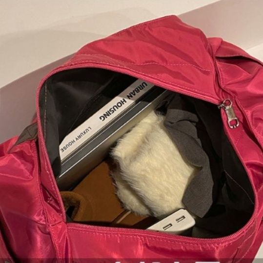 マザーズバッグ大きめトートバッグ 軽量ナイロン素材の大容量