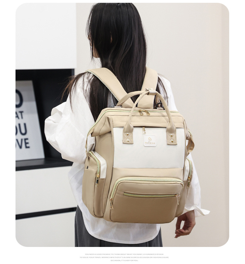 マザーズバッグ スタイリッシュ多機能収納マザーズリュック