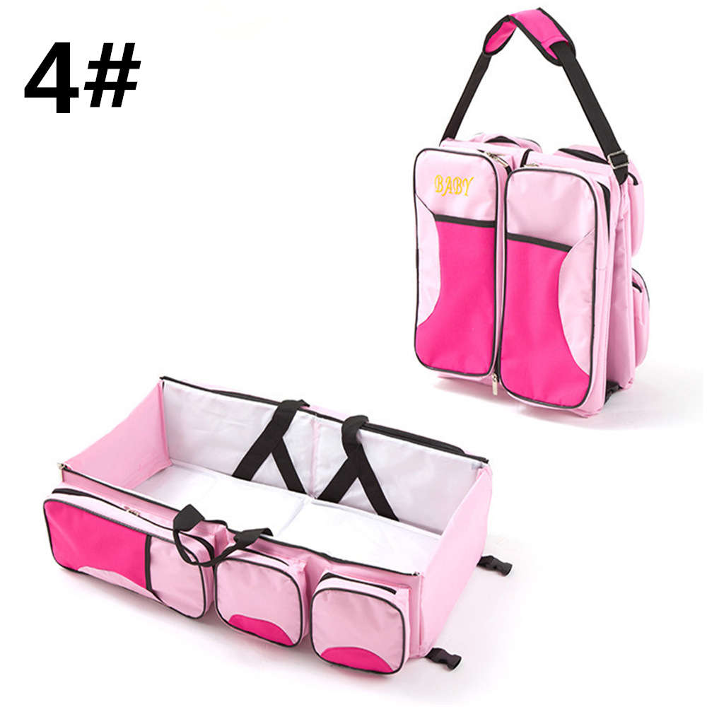 折りたたみベビーベッド付き多機能マザーズバッグ大容量
