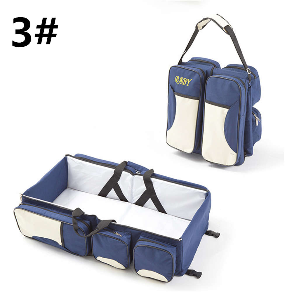 折りたたみベビーベッド付き多機能マザーズバッグ大容量