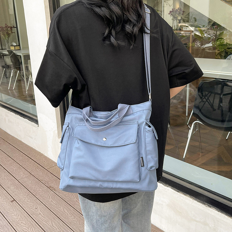 大容量キャンバス地多機能マザーズバッグ