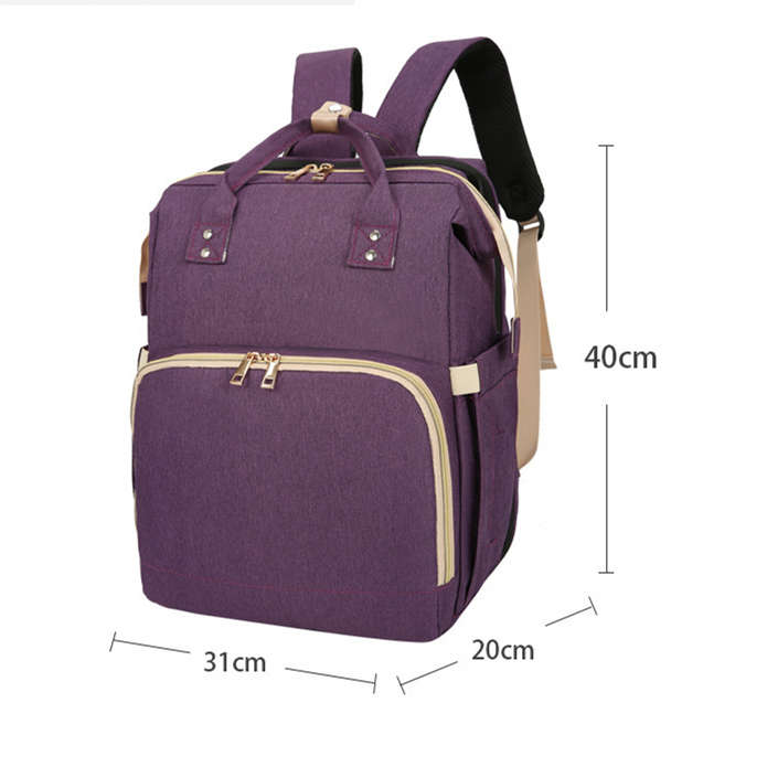 折りたたみベビーベッド付き大容量マザーズバッグ