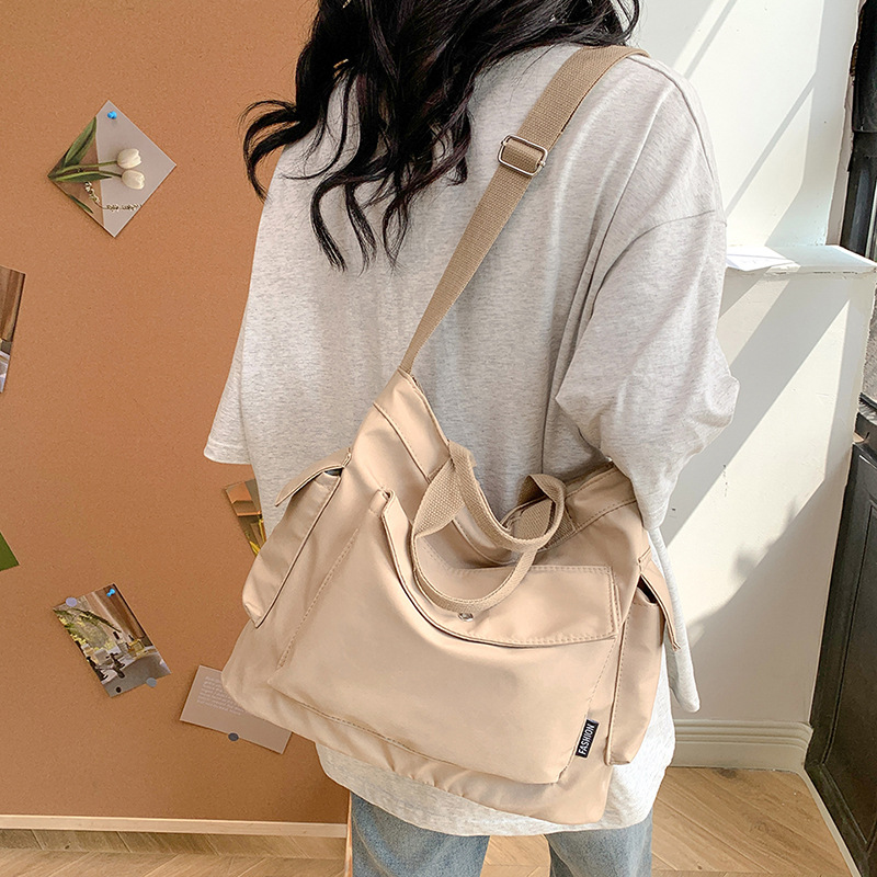 大容量キャンバス地多機能マザーズバッグ