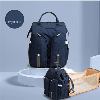 多機能マザーズバッグ ベビーベッド付き 大容量 防水