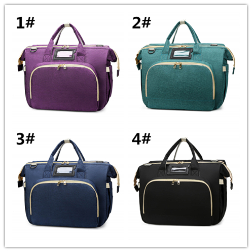 全6色 折りたたみベビーベッド機能付き大容量マザーズバッグ