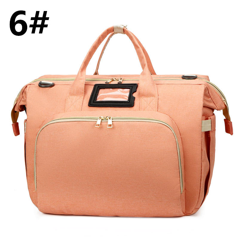 全6色 折りたたみベビーベッド機能付き大容量マザーズバッグ