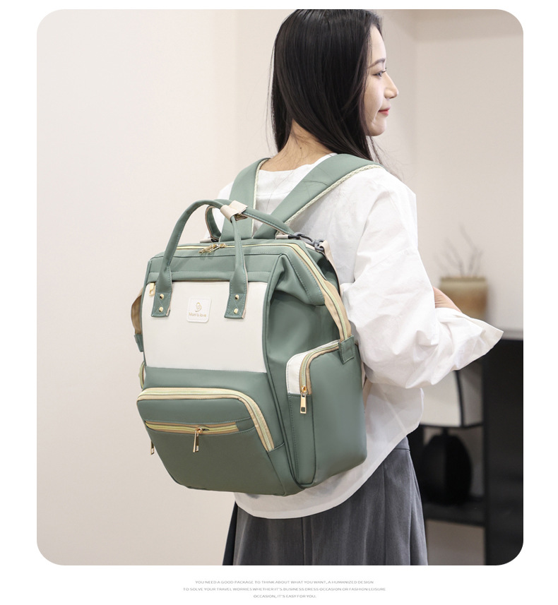 マザーズバッグ スタイリッシュ多機能収納マザーズリュック