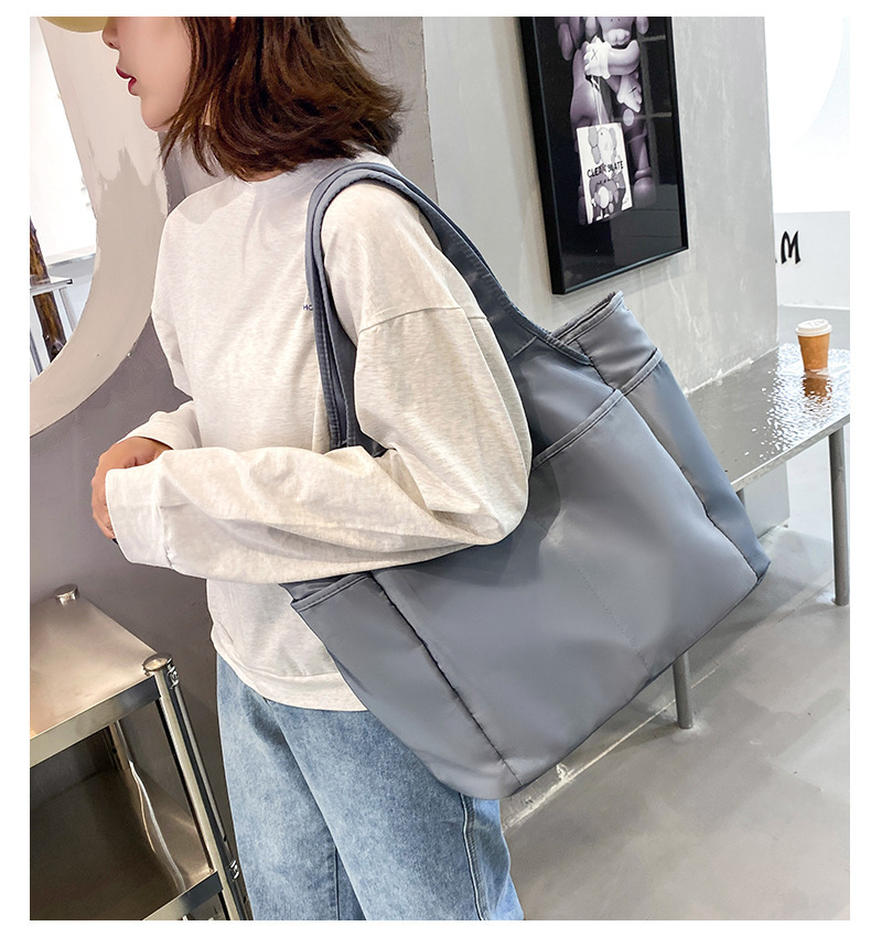 撥水加工大容量トートバッグ肩掛け軽量マザーズバッグ