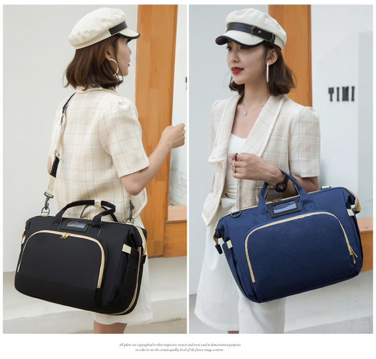 全6色 折りたたみベビーベッド機能付き大容量マザーズバッグ