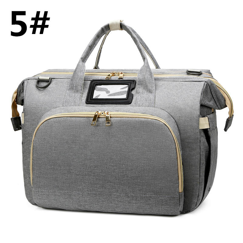 全6色 折りたたみベビーベッド機能付き大容量マザーズバッグ