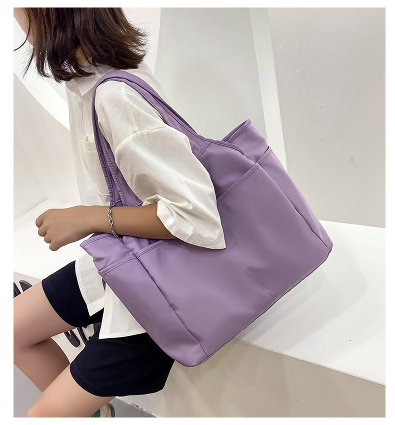 撥水加工大容量トートバッグ肩掛け軽量マザーズバッグ