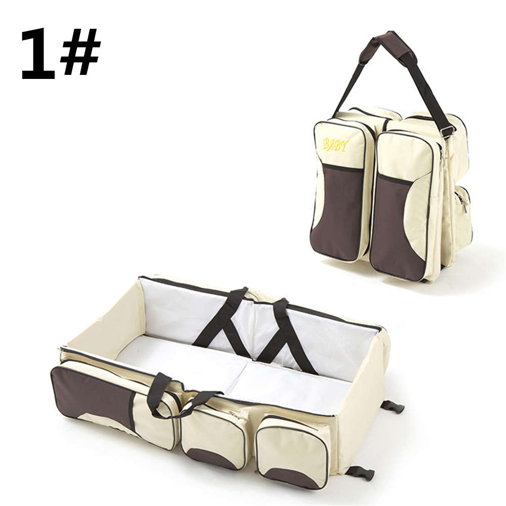 折りたたみベビーベッド付き多機能マザーズバッグ大容量