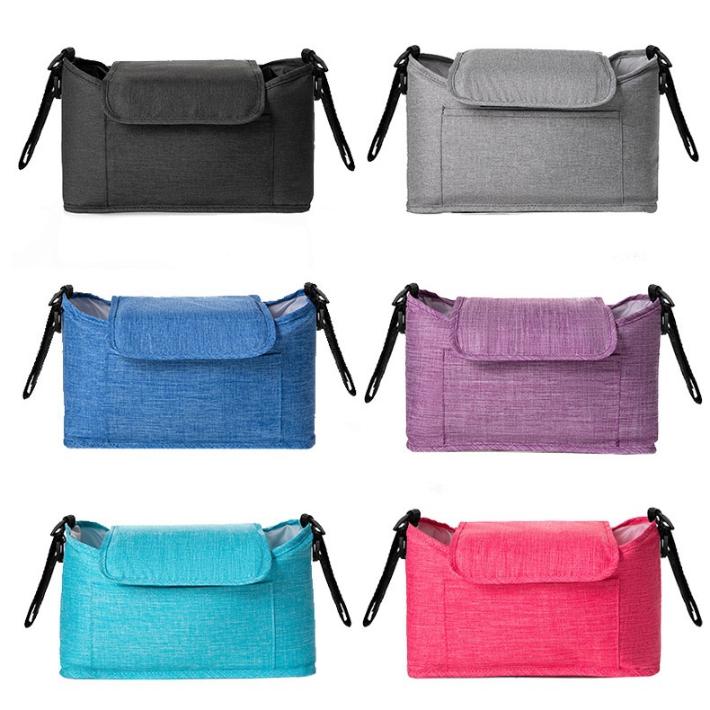 マザーズバッグ 多機能ポケット付き大容量ショルダー型育児バッグ