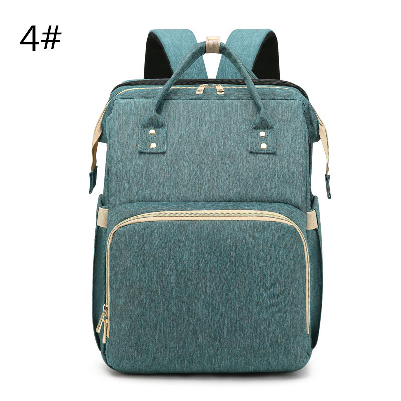 マザーズバッグ 折りたたみベビーベッド付マザーズリュック大容量