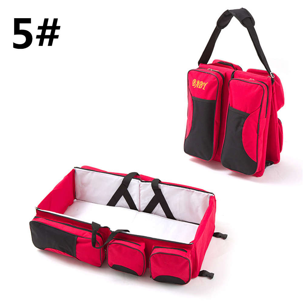 折りたたみベビーベッド付き多機能マザーズバッグ大容量