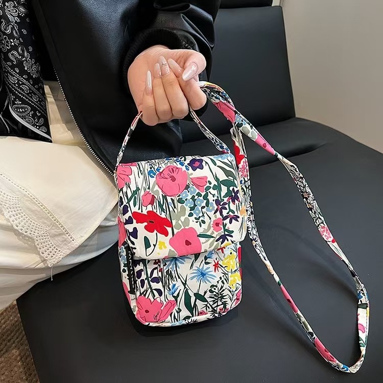 着物バッグ 花園の詩ミニショルダー