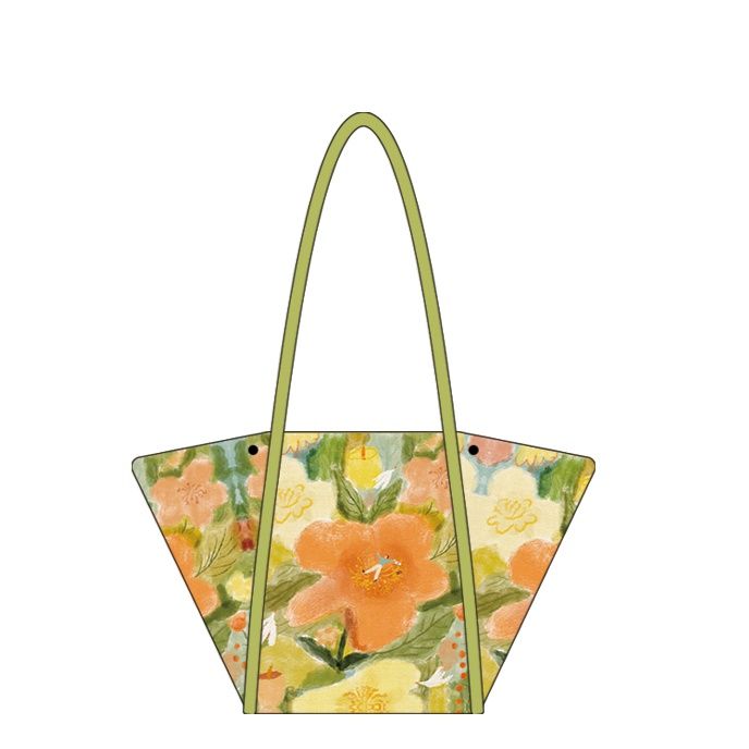 着物バッグ 花園の囁き 着物トートバッグ