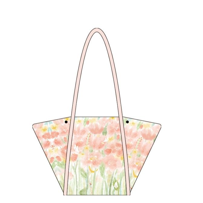 着物バッグ 花園の囁き 着物トートバッグ