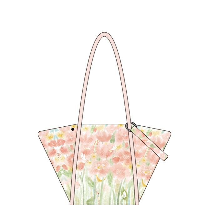 着物バッグ 花園の囁き 着物トートバッグ