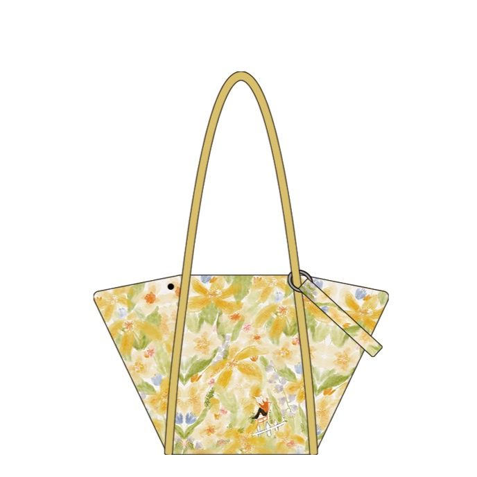 着物バッグ 花園の囁き 着物トートバッグ