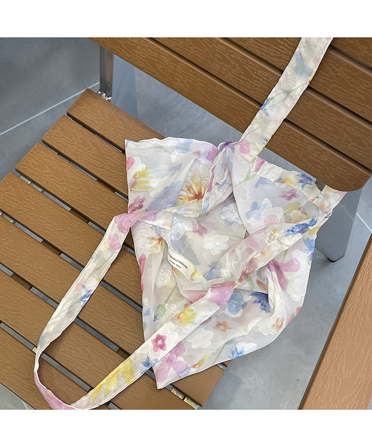 着物バッグ 花園の夢 トートバッグ