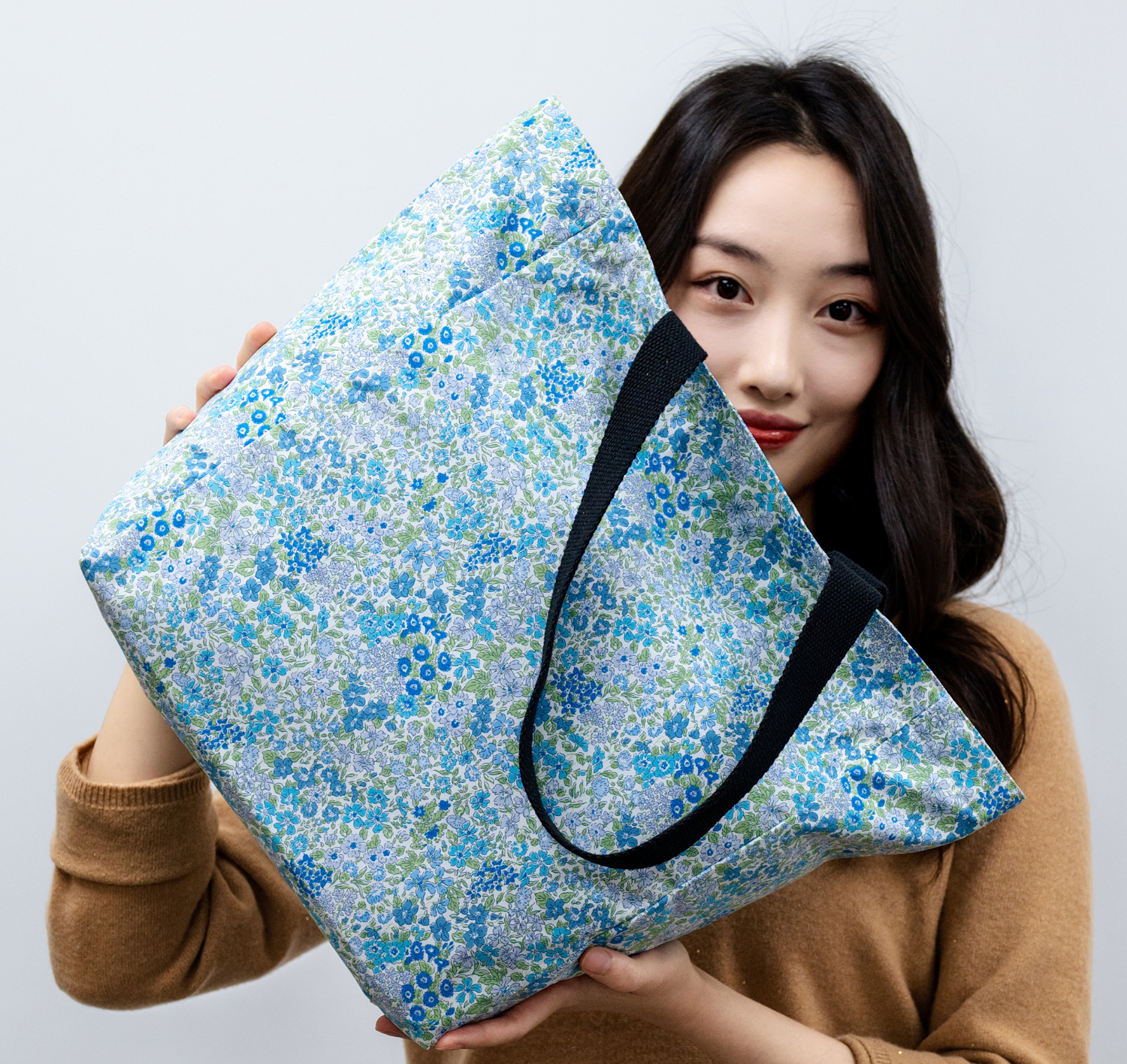 着物バッグ 花園の詩 トートバッグ