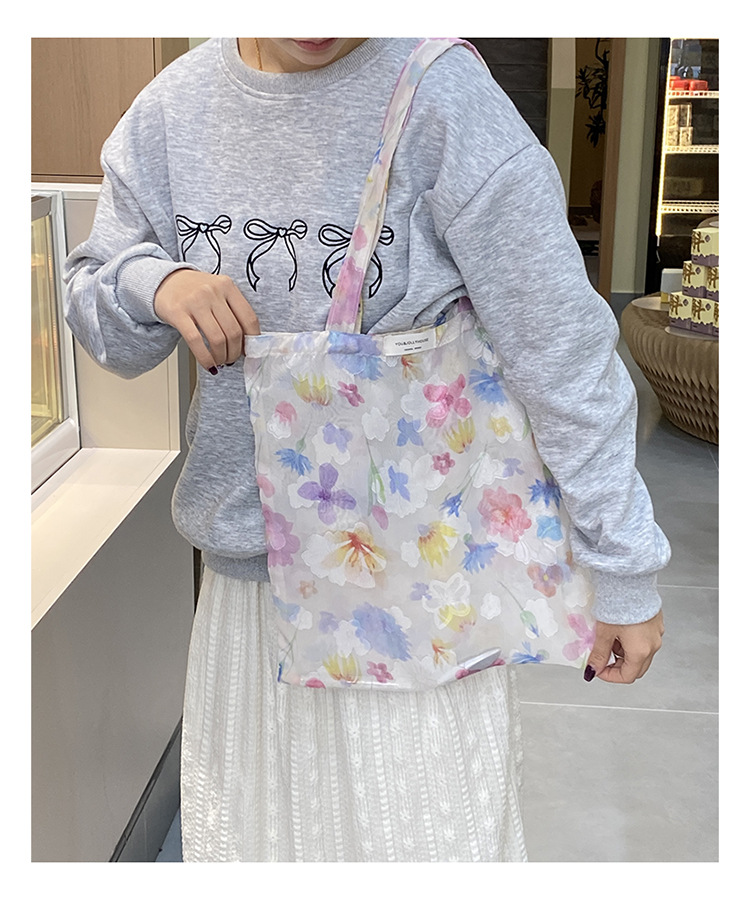 着物バッグ 花園の夢 トートバッグ