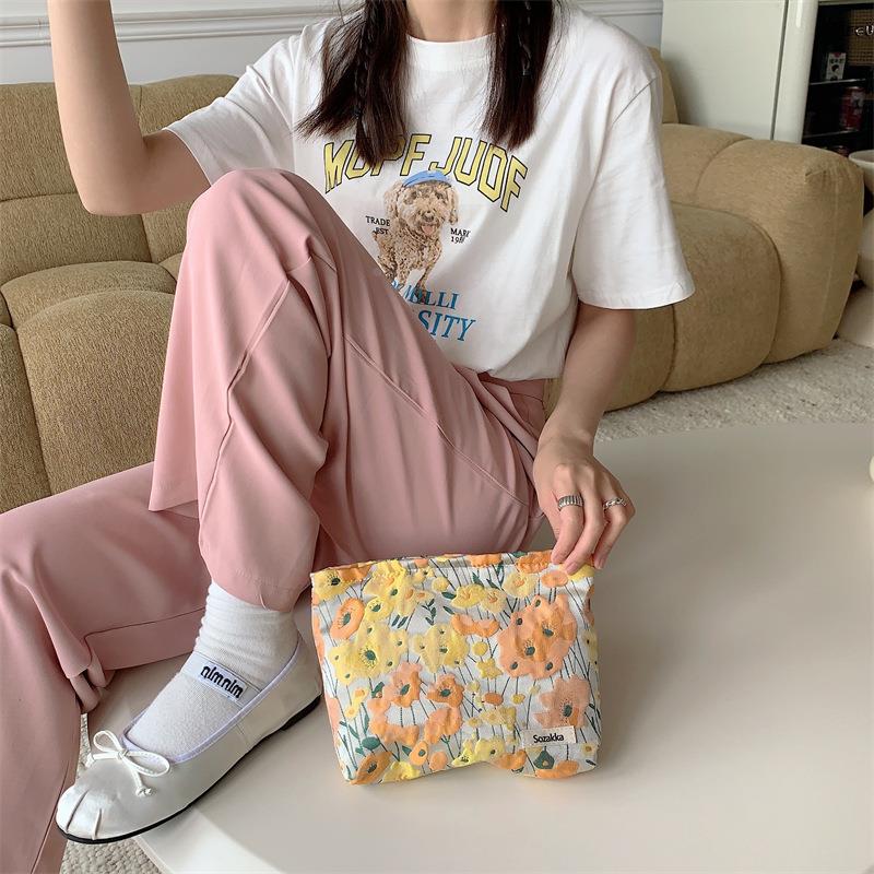 着物バッグ 花絵巻 クラッチポーチ