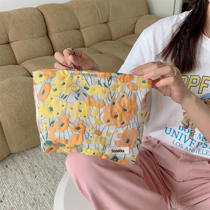 着物バッグ 花絵巻 クラッチポーチ
