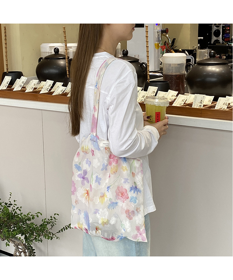 着物バッグ 花園の夢 トートバッグ