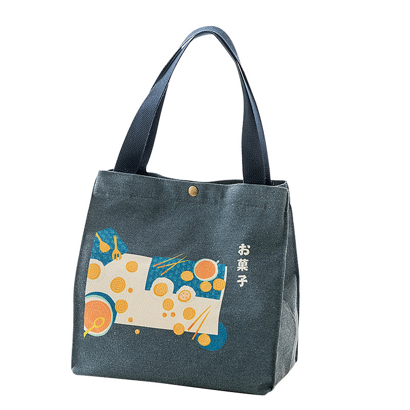 着物バッグ 和モダン 丸紋お菓子トートバッグ