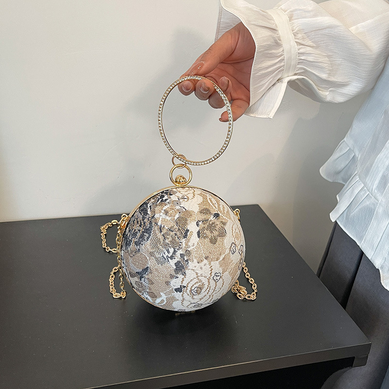 着物バッグ 花丸 祝宴 球体ショルダー