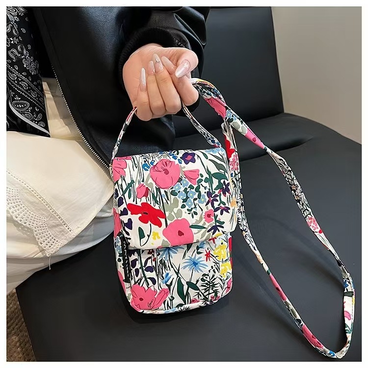 着物バッグ 花園の詩ミニショルダー