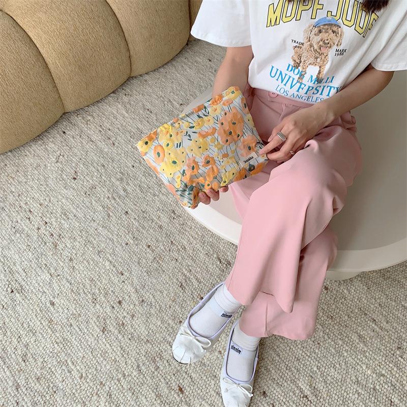 着物バッグ 花絵巻 クラッチポーチ
