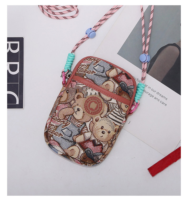 着物バッグ くまごころ ミニショルダー