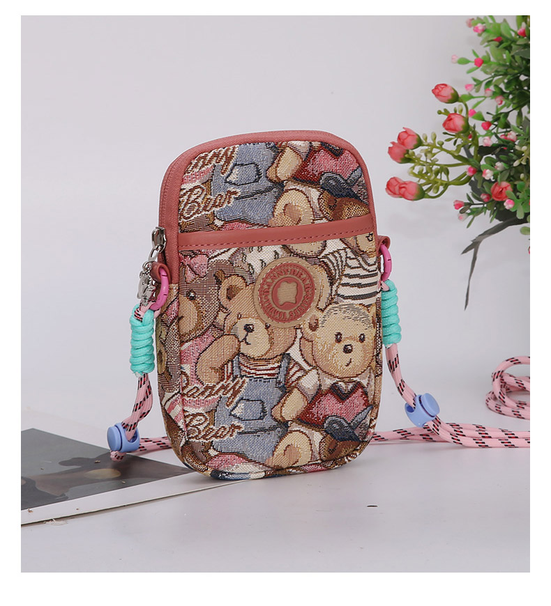 着物バッグ くまごころ ミニショルダー