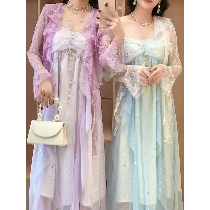 ギャルファッション 夢見るお姫様レースワンピース