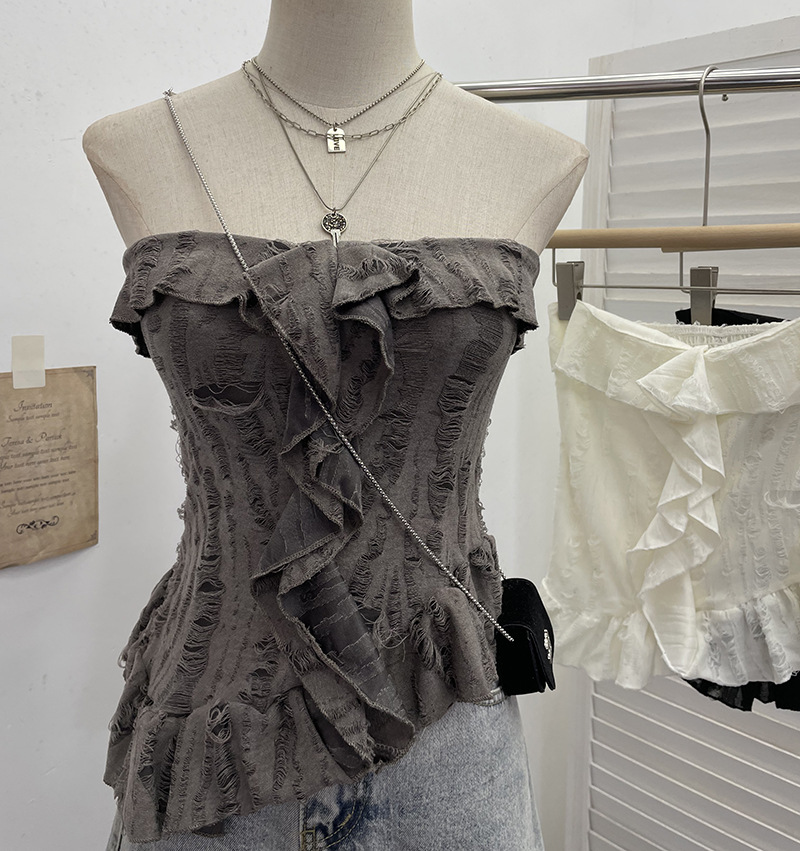 ギャルファッション 袖なし 渋谷風 ギャル トップス