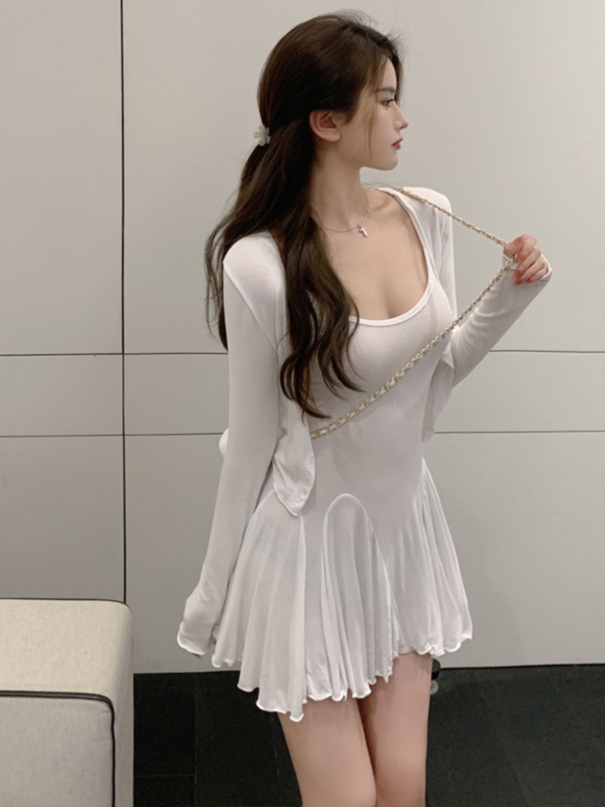 ギャルファッション 天使のささやきセットアップ